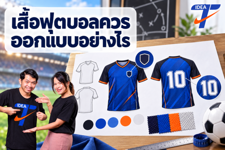 เสื้อฟุตบอลควรออกแบบอย่างไร