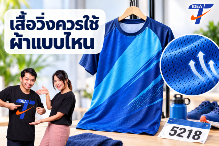 เสื้อวิ่งควรใช้ผ้าแบบไหน
