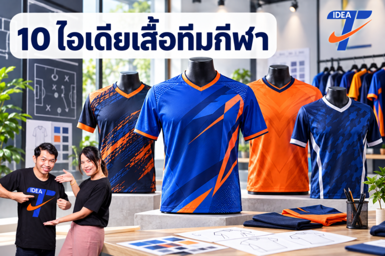 10 ไอเดียเสื้อทีมกีฬา